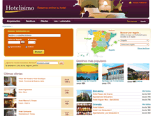 Tablet Screenshot of hotelisimo.es